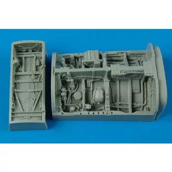 Aires - Mitsubishi F-2A/B wheel bays für Hasegawa Bausatz