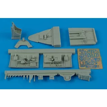 Aires - F6F-5 Hellcat cockpit set Für Eduard Bausatz