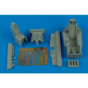 Aires - F-16A MLU Falcon cockpit set für Hasegawa Bausatz