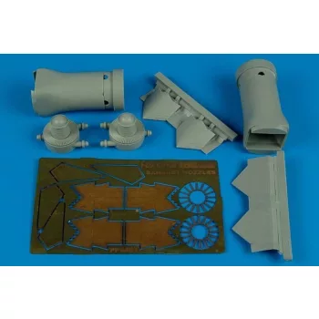 Aires - F/A-22 Raptor exhaust nozzles-closed HAS