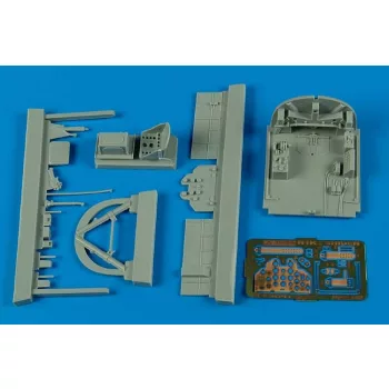 Aires - N1K1 Shiden cockpit set for Hasegawa