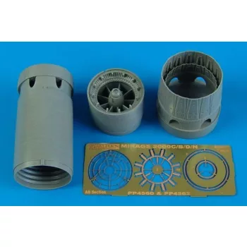 Aires - Mirage 2000C/B/D/N exh. nozzles-opened