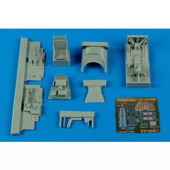 Aires - P-38F Lightning cockpit set f.Academy