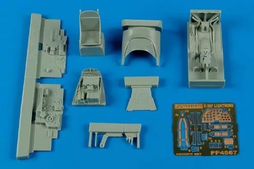 Aires - P-38F Lightning cockpit set f.Academy