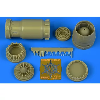 Aires - MiG-23BN late exhaust nozzle - opened for Trumpeter