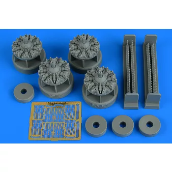 Aires - B-17G flying fortress engine set for HK Model