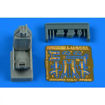   Aires - A-4A/B/C/E/L Skyhawk ejection seat (ESCAPAC A-1 type)