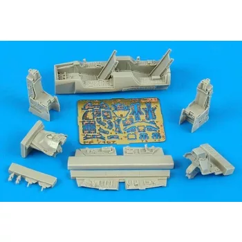   Aires - F-16D Fightning Falcon cockpit set Für Hasegawa Bausatz.