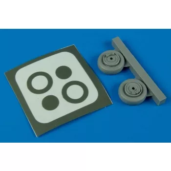   Aires - SAAB Tunnan J/S 29 wheels & paint masks Für Heller Bausatz