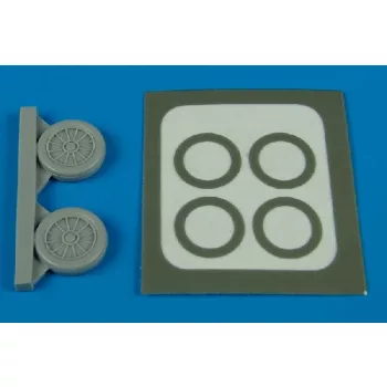 Aires - 1/72 A-4 Skyhawk wheels & paint masks - (early ver