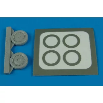 Aires - 1/72 A-4 Skyhawk wheels & paint masks - (late vers