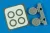 Aires - 1/72 P-40B wheels & paint masks