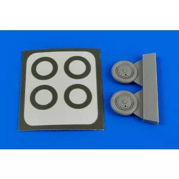 Aires - 1/72 I-153 wheels & paint masks