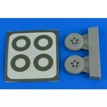 Aires - 1/72 Ju 87B-1 Stuka control surfaces for AIRFIX kit