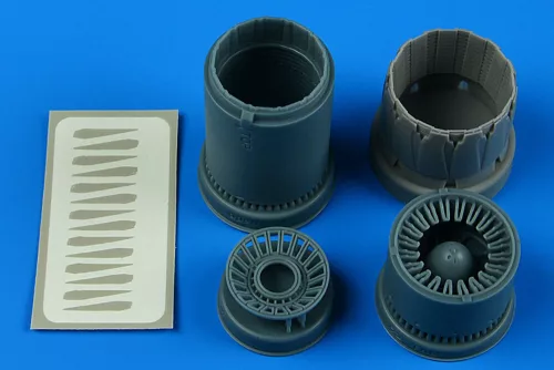 Aires - F-16CJ block 50 exhaust nozzle - opened for Tamiya