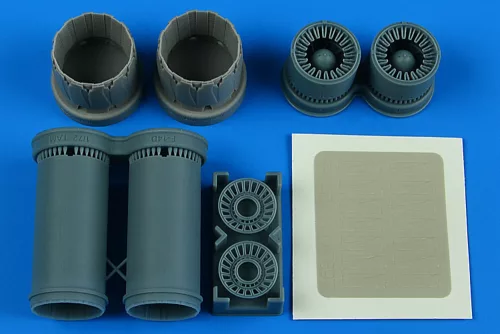 Aires - F-14D Tomcat exhasut nozzles - opened for Tamiya