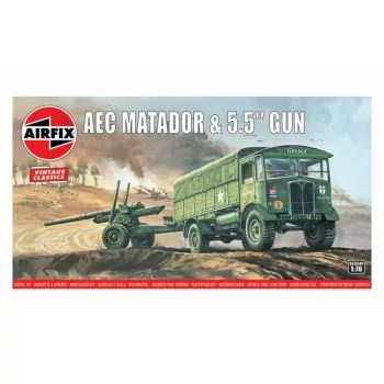 Airfix - AEC Matador & 5.5inch Gun,Vintage Classics