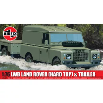 Airfix - LWB Land Rover (Hard Top) & Trailer