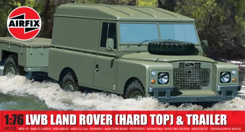 Airfix - LWB Land Rover (Hard Top) & Trailer