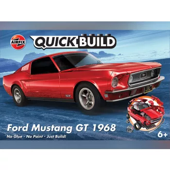 Airfix - QUICKBUILD Ford Mustang GT 1968 - Snap Fit