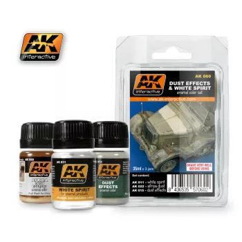 AK Interactive - Dust Effects And White Spirit Set