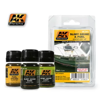 AK Interactive - Slimy Grime And Fuel Set