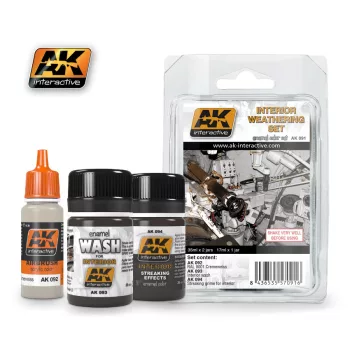 AK Interactive - Interior Weathering Set