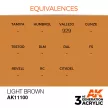 AK Interactive - Light Brown 17ml