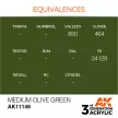 AK Interactive - Medium Olive Green 17ml