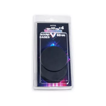 AK Interactive - ROUND BASES 60mm Ø x 4 units