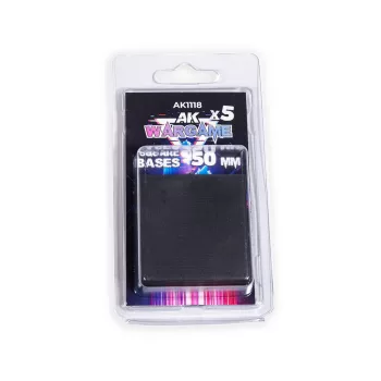 AK Interactive - SQUARE BASES 50x50mm x 5 units