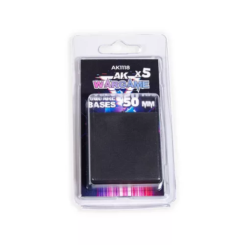 AK Interactive - SQUARE BASES 50x50mm x 5 units