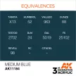 AK Interactive - Medium Blue 17ml