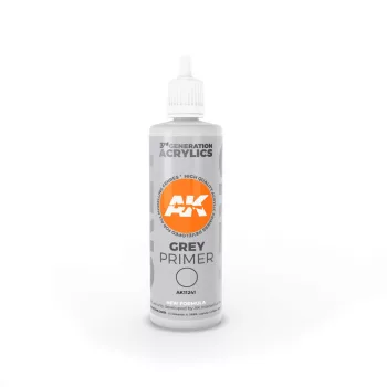 AK Interactive - Grey Primer 100 ml 3rd Generation