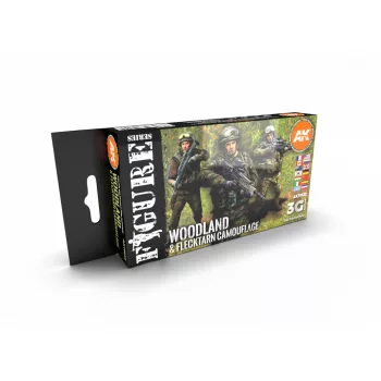   AK Interactive - Modern Woodland And Flecktarn Camouflages 3G