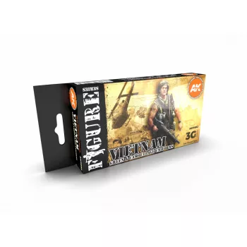 AK Interactive - Vietnam Green And Camouflage Colors 3G