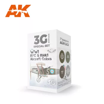   AK Interactive - WWI RFC & RNAS. British Aircraft Colors  SET 3G