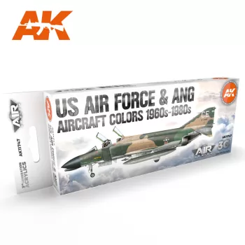   AK Interactive - US Air Force & ANG Aircraft 1960s-1980s SET 3G