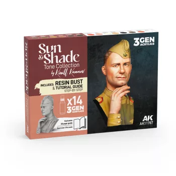   AK Interactive -  Sun & Shade Tone Collection By Kirill Kanaev
