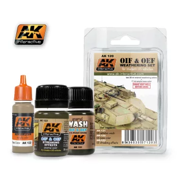 AK Interactive - Oif & Oef - Us Vehicles Weathering Set