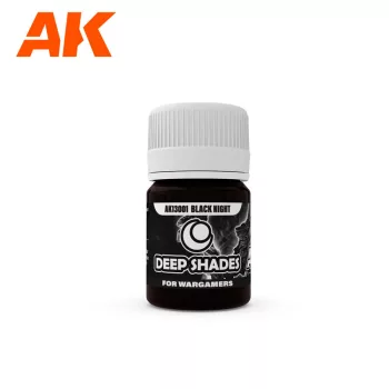   AK Interactive - AK13001 BLACK NIGHT - Deep Shade (30ml) - Acrylic Paint