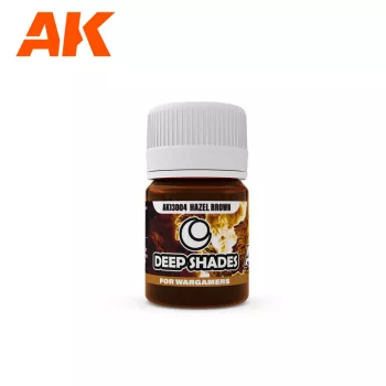   AK Interactive - AK13004 HAZEL BROWN - Deep Shade (30ml) - Acrylic Paint