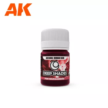   AK Interactive - AK13006 HUMAN SKIN - Deep Shade (30ml) - Acrylic Paint