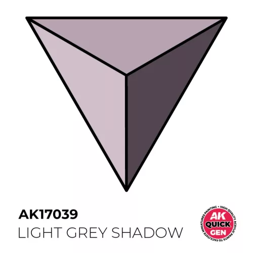 Ak Interactive - Light Grey Shadow 