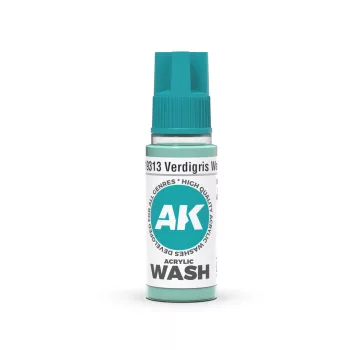AK Interactive - Verdigris Wash 18Ml 