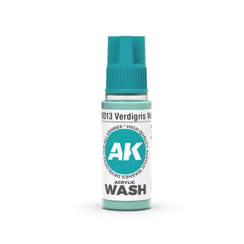 AK Interactive - Verdigris Wash 18Ml 