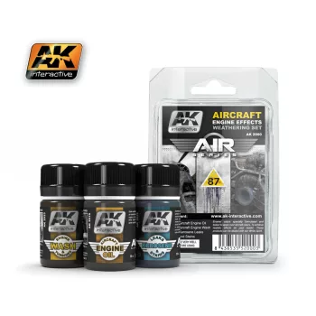 AK Interactive - Aircraft Engine Weathering Set