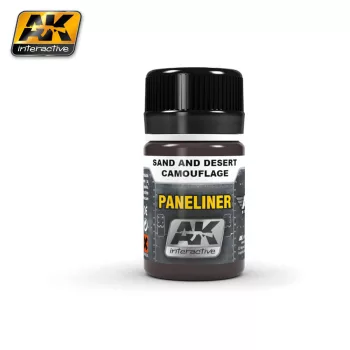   AK Interactive - Paneliner For Sand And Desert Camouflage 35Ml