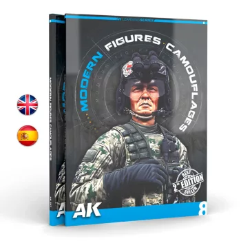   AK Interactive - CAMUFLAJES MODERNOS PARA FIGURAS (AK LERNING SERIES Nº 8) Spanish