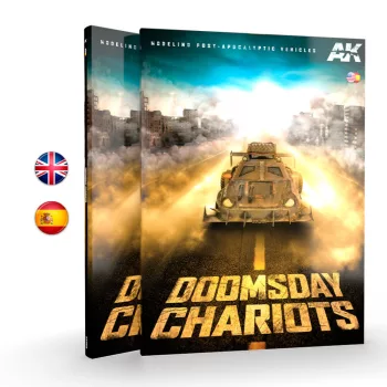   AK Interactive - DOOMSDAY CHARIOTS: MODELANDO VEHÍCULOS POST APOCALÍPTICOS - Bilingüe